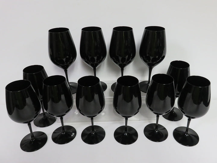 Black Wine Glasses