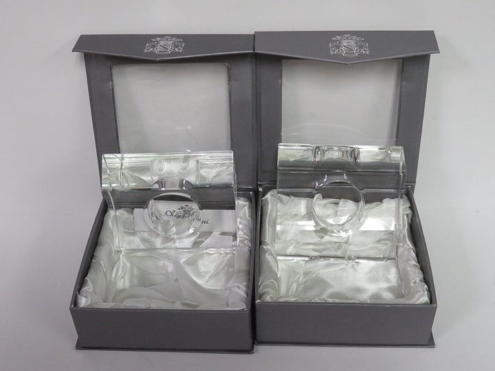 Pair of Modern Crystal Votives