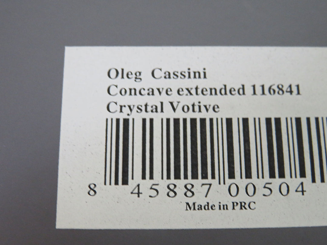 Pair of Modern Crystal Votives