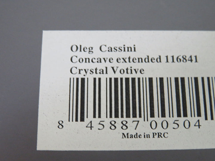 Pair of Modern Crystal Votives