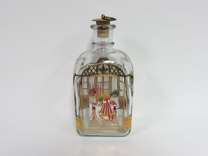 Vintage Holmegaard Christmas Decanter/Bottle