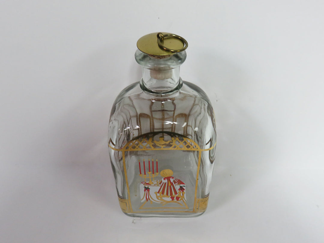 Vintage Holmegaard Christmas Decanter/Bottle