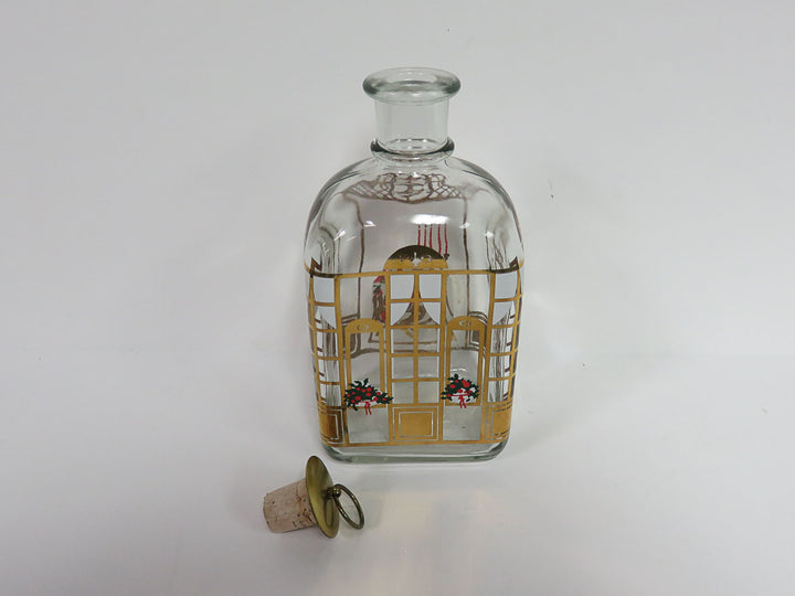 Vintage Holmegaard Christmas Decanter/Bottle