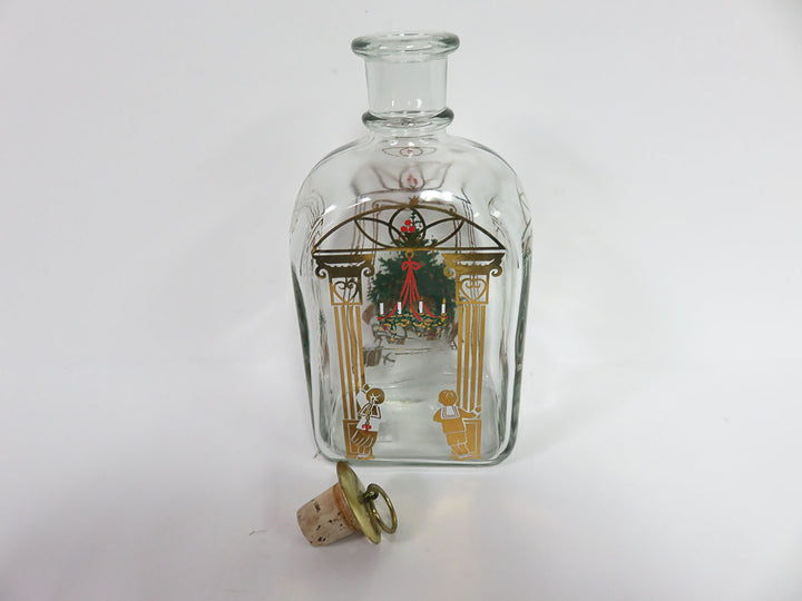 Vintage Holmegaard Christmas Decanter/Bottle