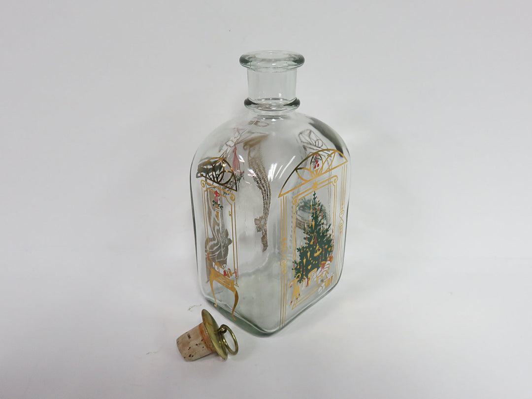 Vintage Holmegaard Christmas Decanter/Bottle