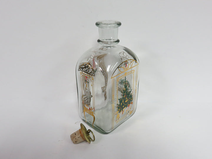 Vintage Holmegaard Christmas Decanter/Bottle