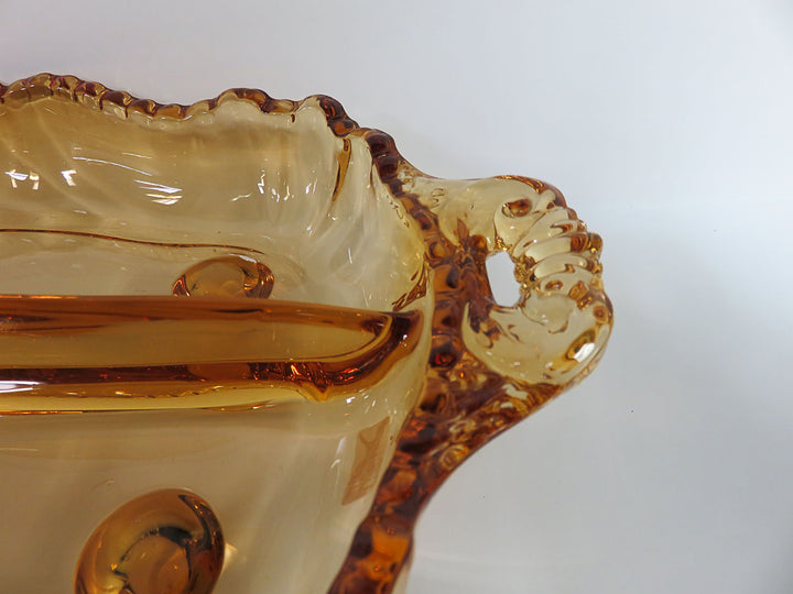 Amber Divided Dish