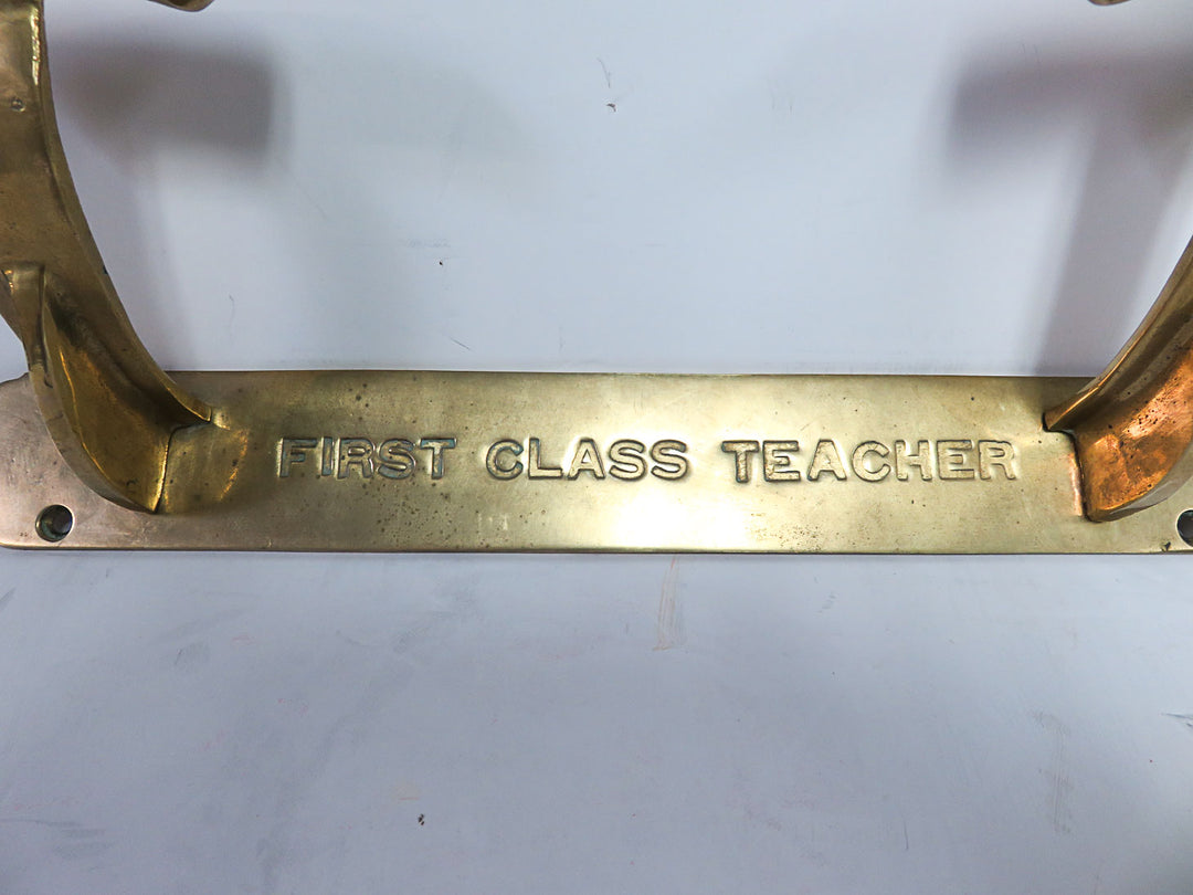 Solid Brass Coat Rack