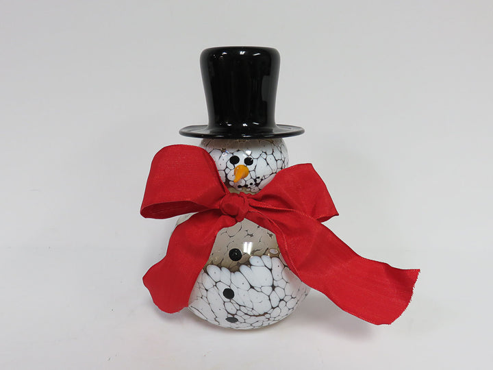 Art Glass Snowman