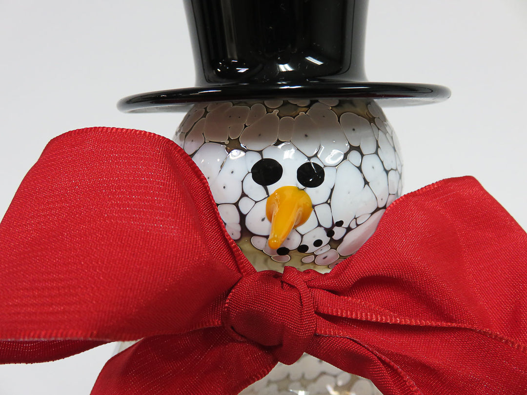 Art Glass Snowman