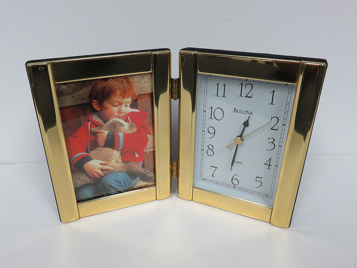 Bulova Table Clock and Frame