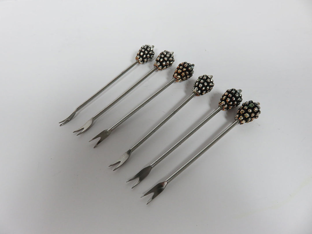 Ganz Cocktail Picks and Holder