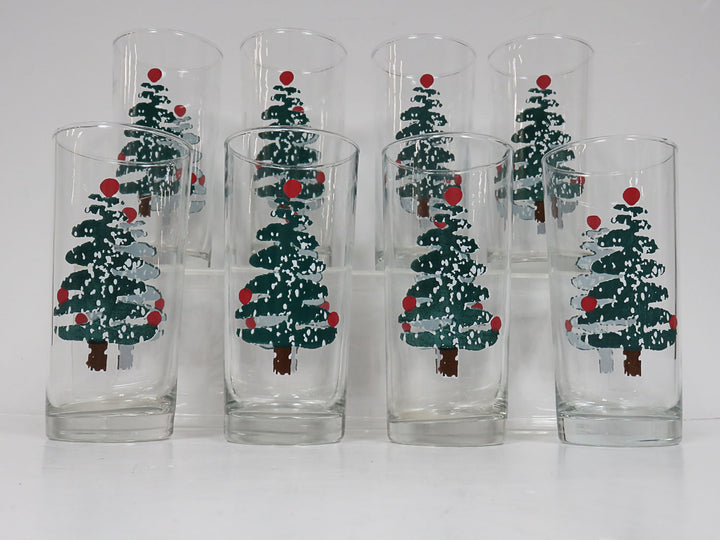 Furio Christmas High Ball Glasses