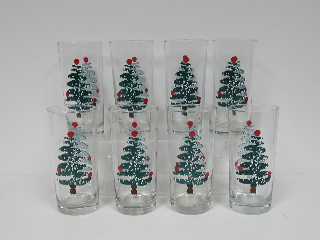 Furio Christmas High Ball Glasses