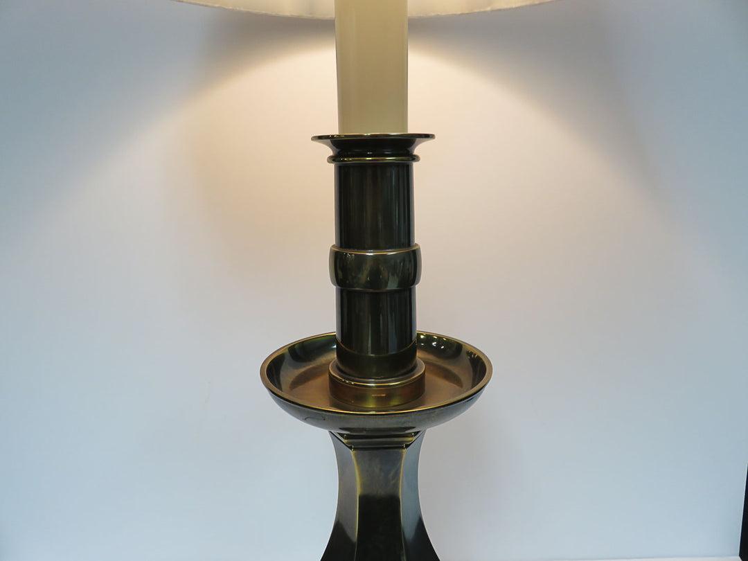 Antiqued Tall Brass Lamp