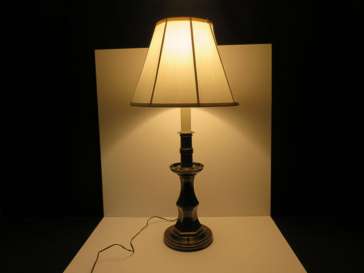 Antiqued Tall Brass Lamp