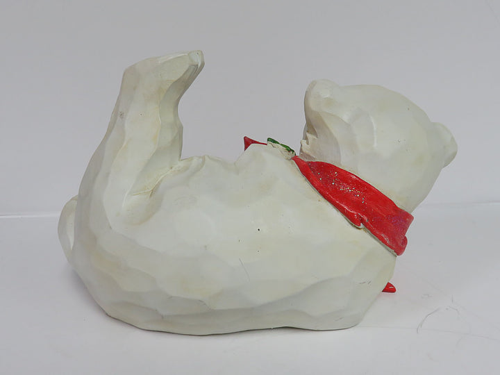 Holiday Polar Bear Figurine