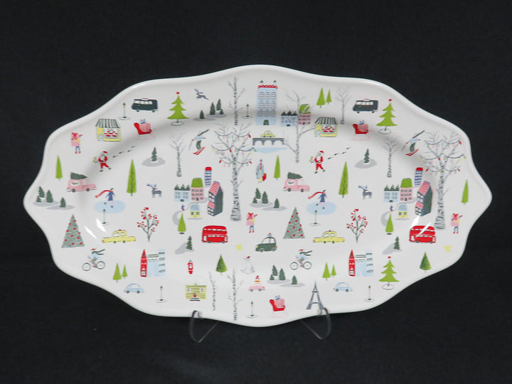 Winter Holiday Plate
