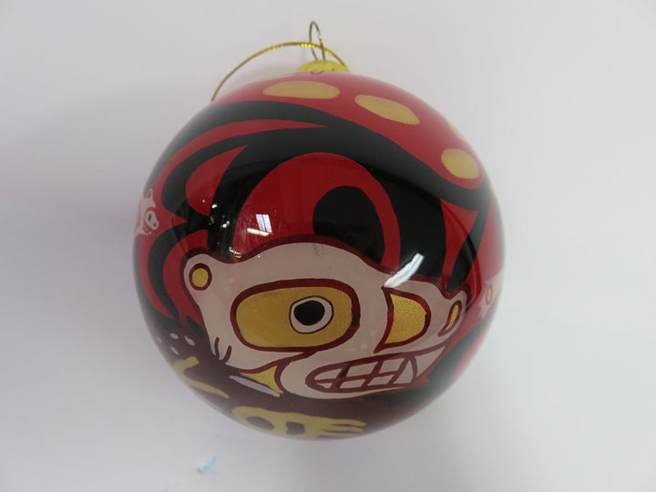 Mouth Blown / Reverse Painted Ornament