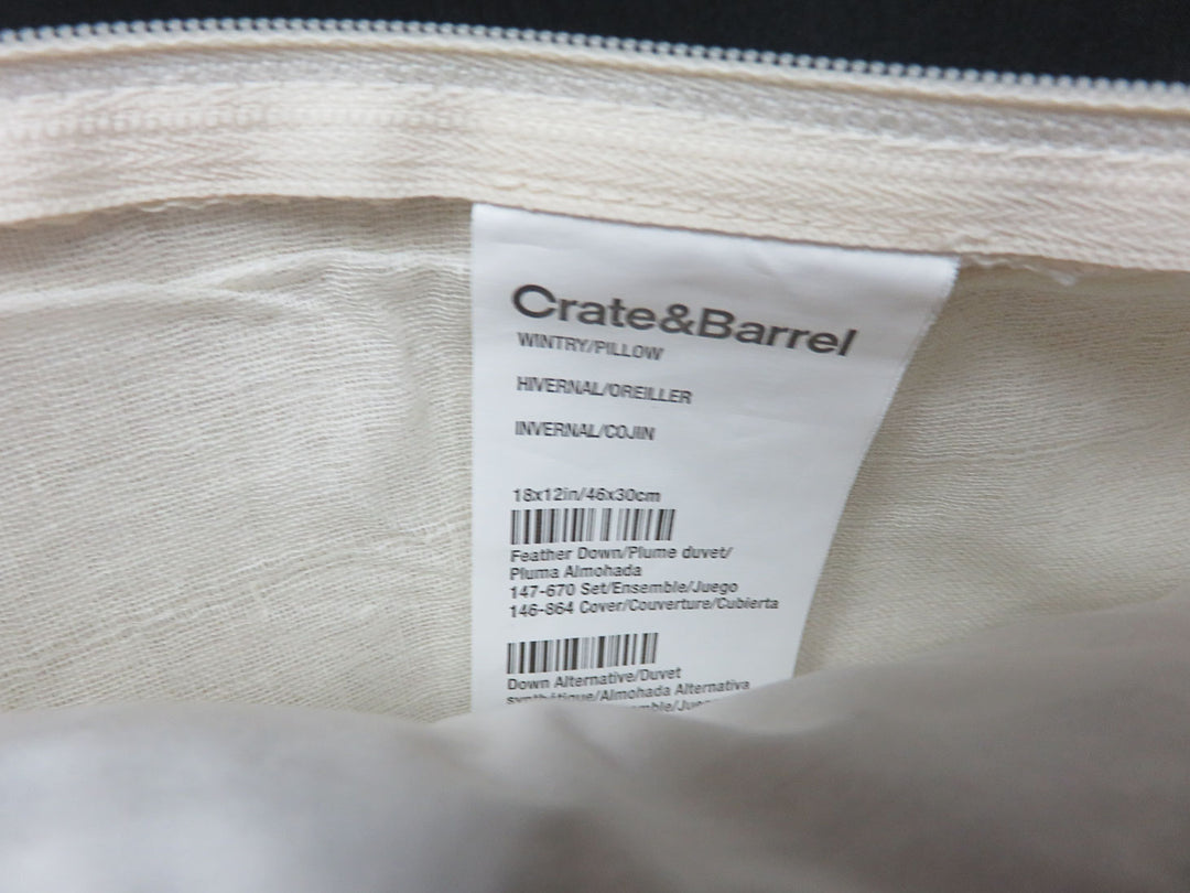 Crate & Barrel Lumbar Pillow
