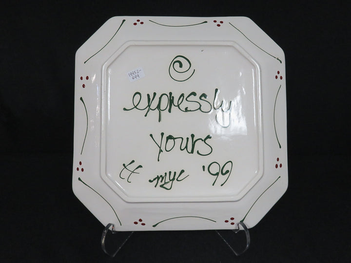 Expressly Yours Snowman Platter