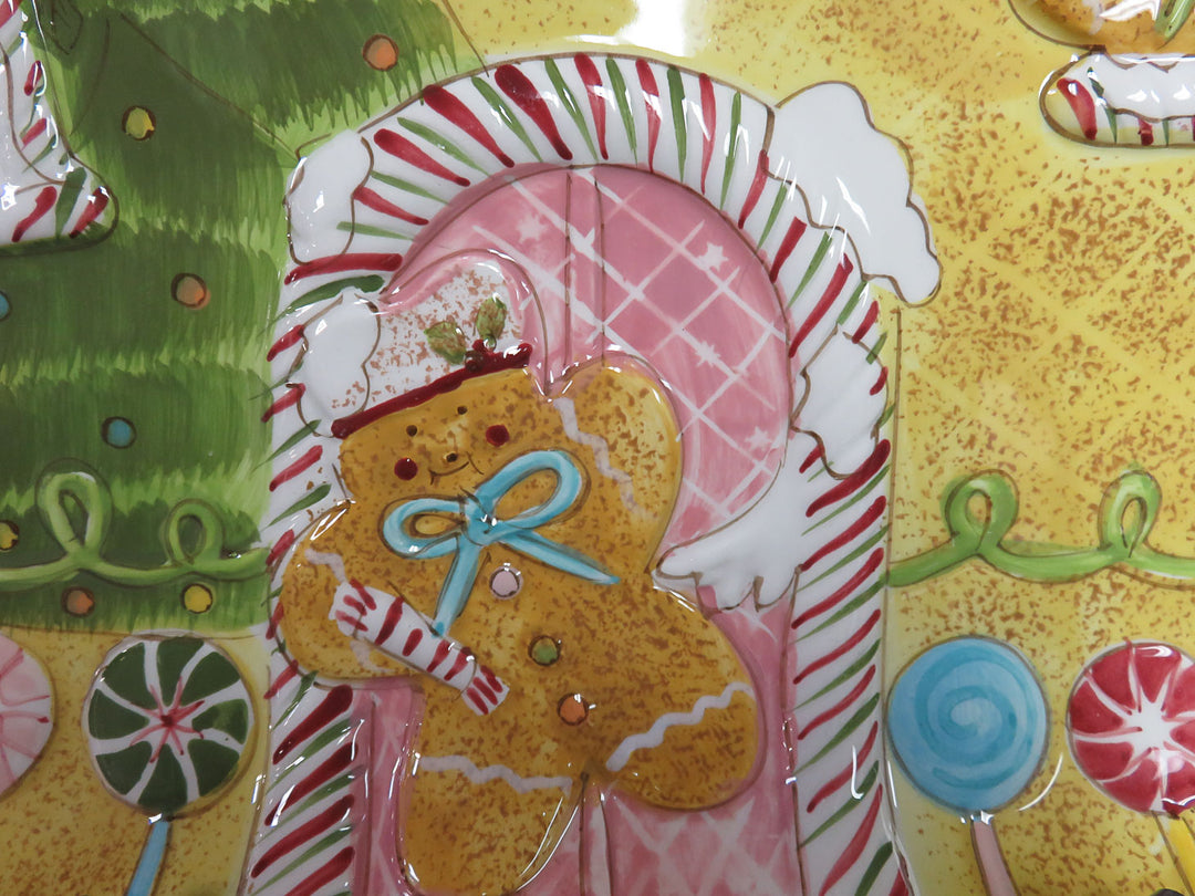 Laurie Gates Christmas Platter
