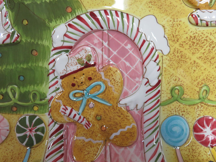 Laurie Gates Christmas Platter