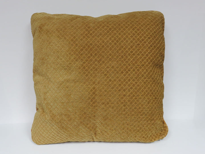 Gold Chenile Throw Pillow