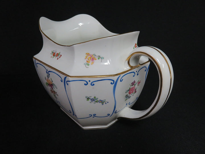 Anitique Floral China Pitcher