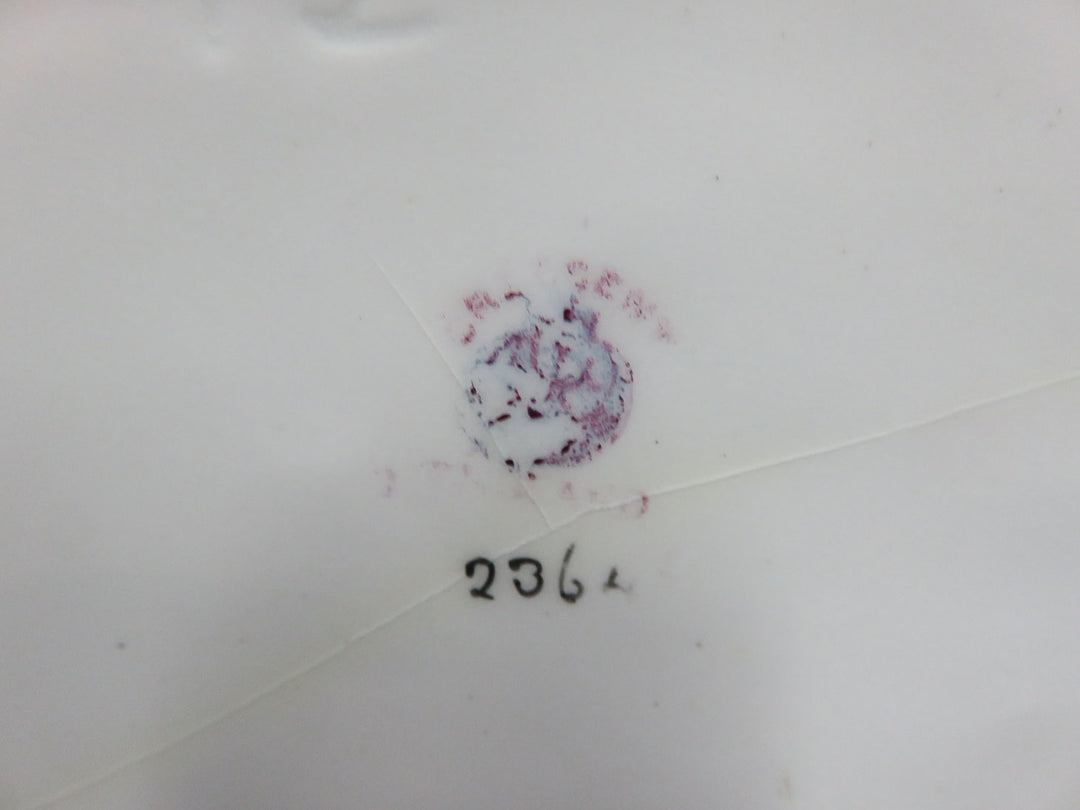 Anitique Floral China Pitcher