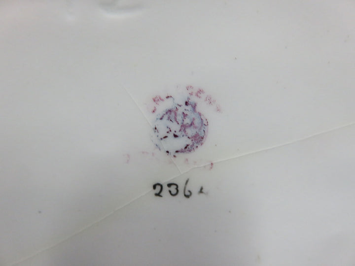 Anitique Floral China Pitcher