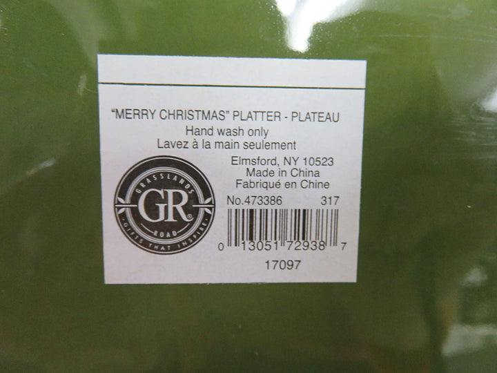 "Merry Christmas" Platter