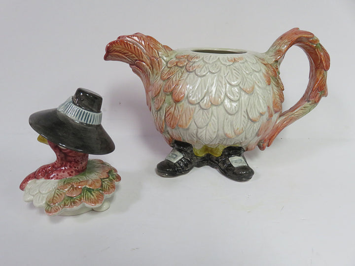 Fitz & Floyd Turkey Teapot