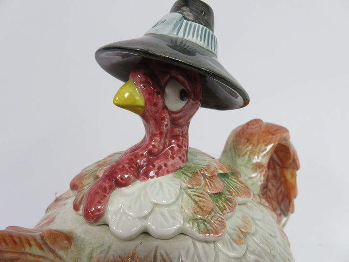 Fitz & Floyd Turkey Teapot