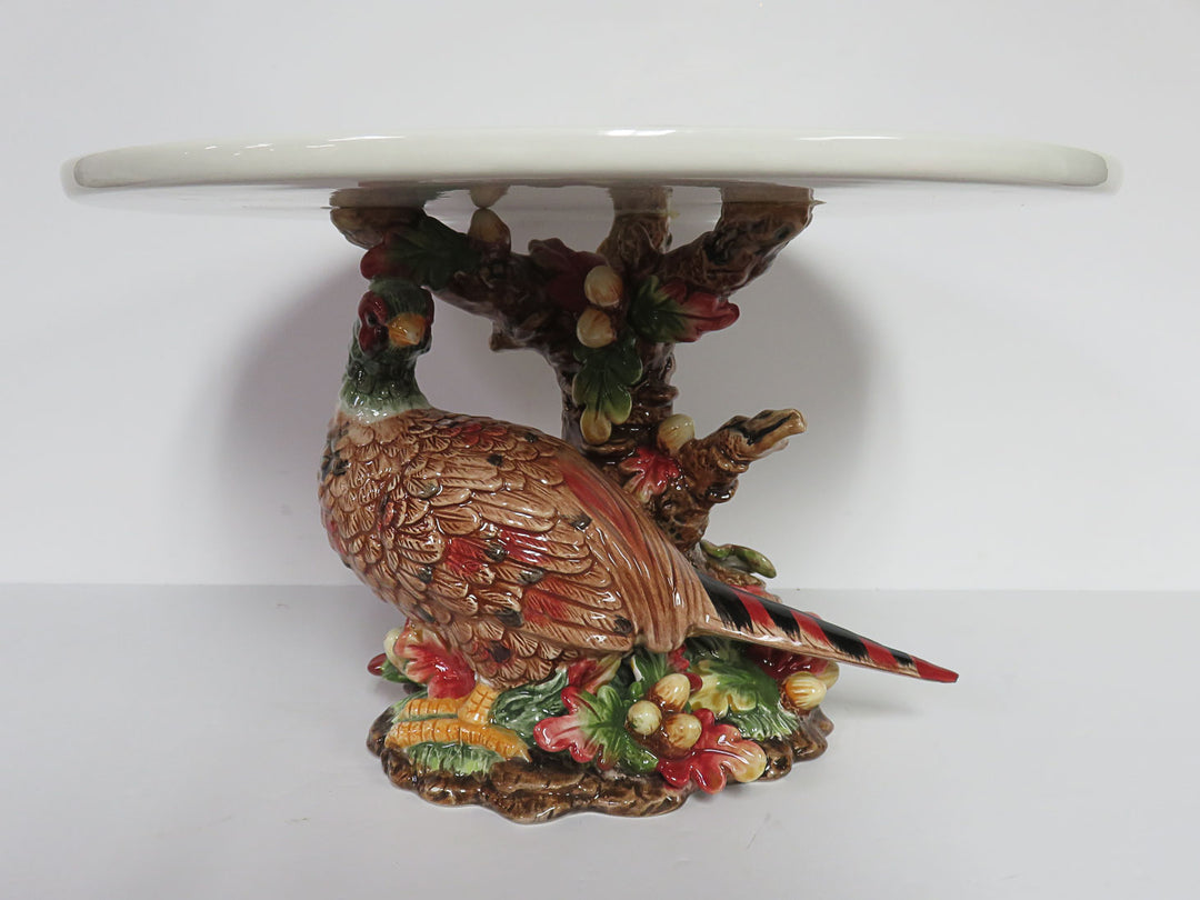Pheasant Cake Stand