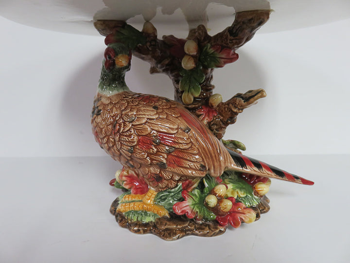 Pheasant Cake Stand