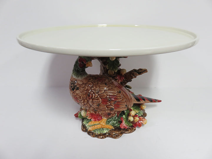 Pheasant Cake Stand