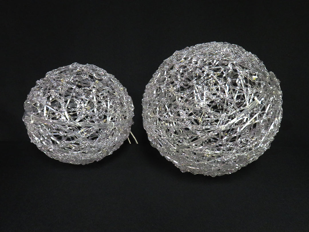 Pottery Barn "Lit Crystal Orbs"