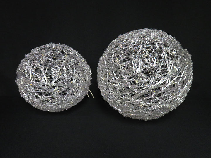 Pottery Barn "Lit Crystal Orbs"