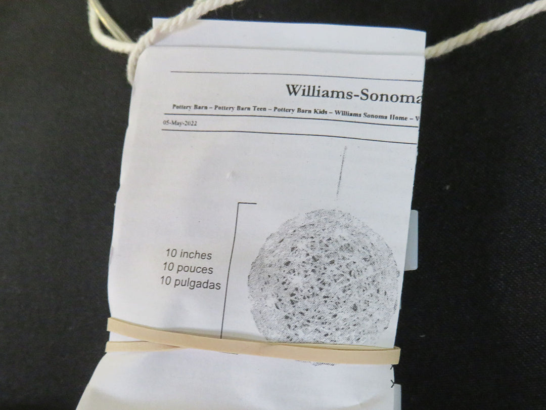 Pottery Barn "Lit Crystal Orbs"