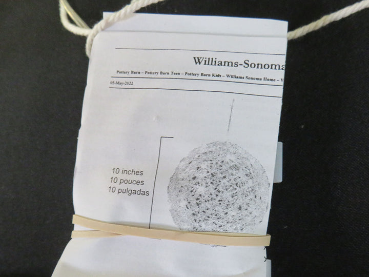 Pottery Barn "Lit Crystal Orbs"