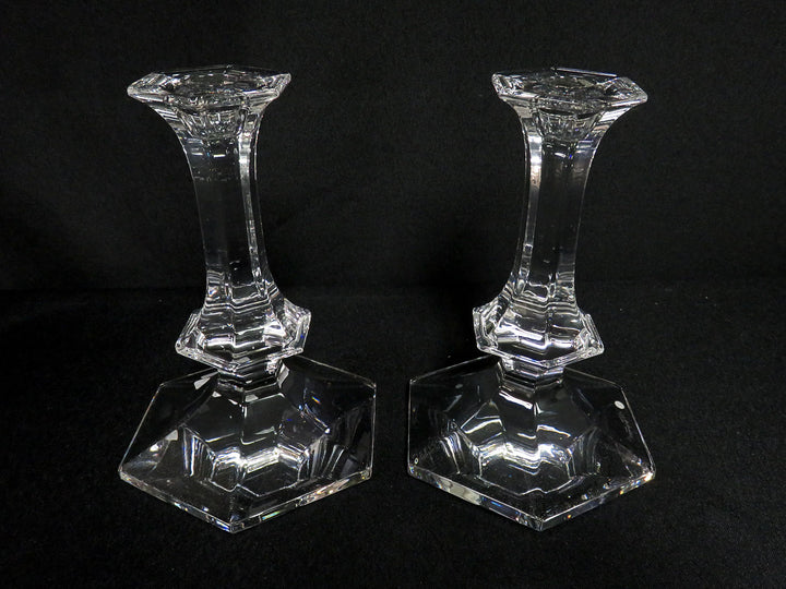 Val St. Lambert Candlesticks