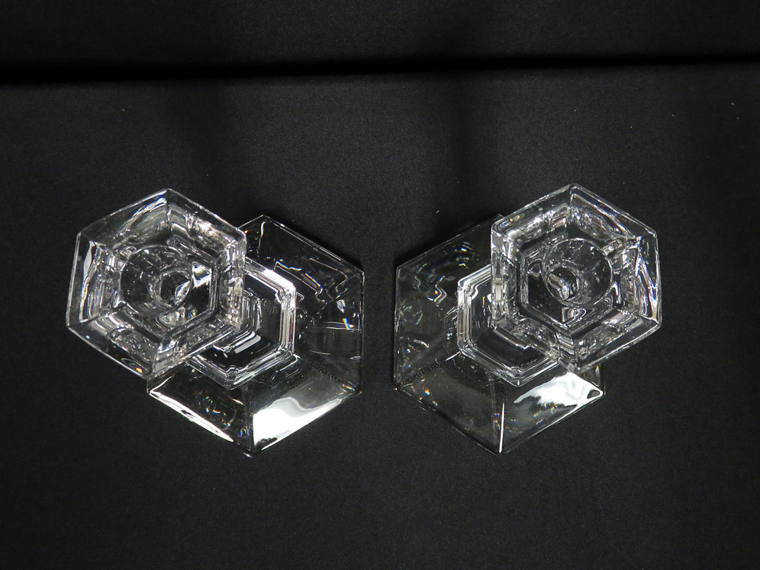 Val St. Lambert Candlesticks