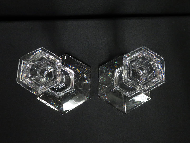 Val St. Lambert Candlesticks