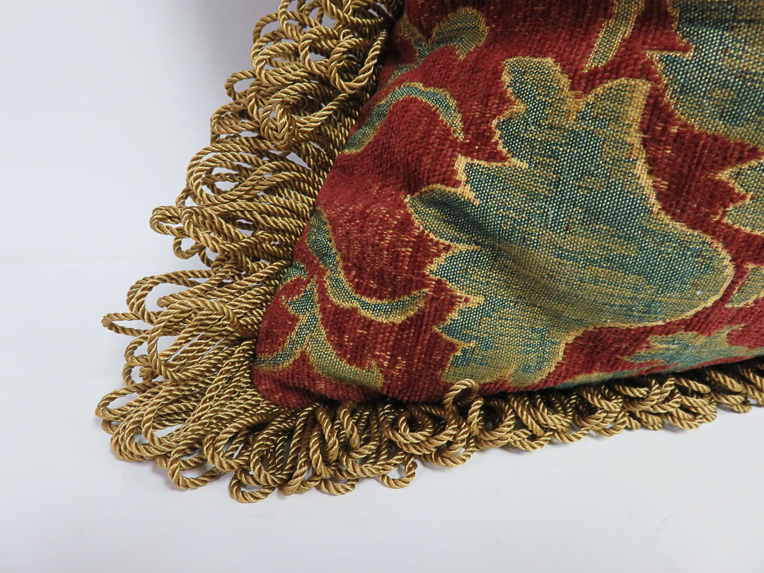 Looped Fringe Throw Pillow