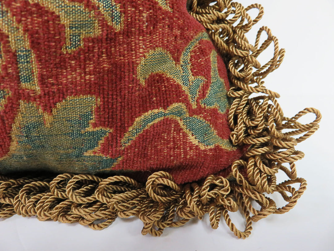 Looped Fringe Throw Pillow