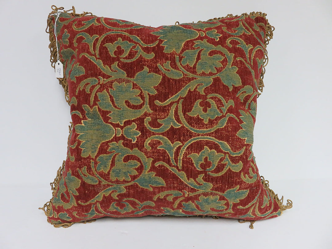 Looped Fringe Throw Pillow