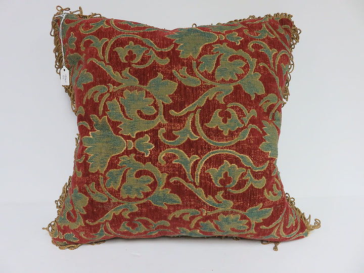 Looped Fringe Throw Pillow