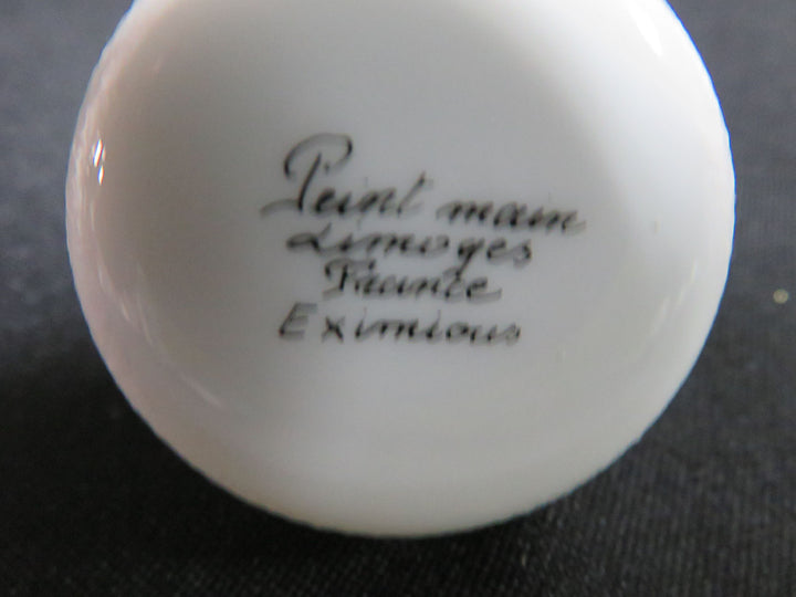 Limoges Eximious Snowman Trinket Box