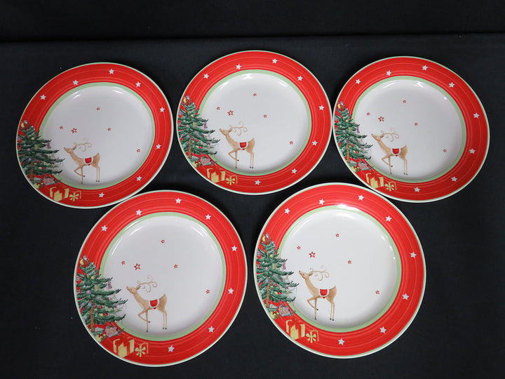 Spode Christmas Reindeer Plates